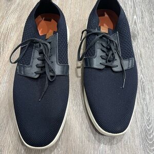 Men's Navy Lace-Up Shoes